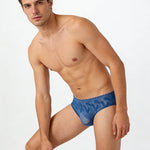 4 Pack Men's 3D Pouch & Seamless Lace Accent Comfort Briefs