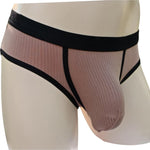 3 Pack Men's Seamless Comfort Large Supportive Pouch Sexy Low-Rise Briefs