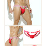 3 Pack Men's Low-Rise Stretch Thongs – Contour U-Pouch Comfort Fit