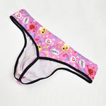 3 Pack Men's Skull Print Thong - Edgy & Sexy
