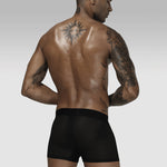 2 Pack Men's Sexy Transparent Seamless Mesh Solid Color Breathable Trunks & Bikini