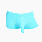 7 Pack Men's Solid Color Supportive Separated Pouch Seamless Comfort Trunks