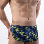 4 Pack Men's Ultra-Thin Moisture-Wicking Bold Prints Low-Rise Trunks
