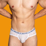 2 Pack Men's Low-Rise Sexy Lace U-Pouch Briefs