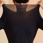 Men's Skin-Friendly Ultra-Thin High-Elastic Anti-Static Thermal Base Layer Tops & Bottoms