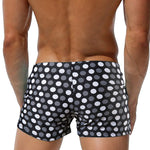 Men's Bold Prints Quick-Dry Fabric Seamless Comfort Swim Shorts & Trunks