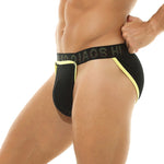 3 Pack Men's Large Pouch Button Waistband Briefs