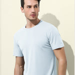 Men's Double-Faced Modal Crewneck Base Layer Casual Ultra-Soft Tagless T-Shirt