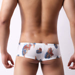 4 Pack Men's U-Pouch Low-Rise Moisture-Wicking Trunks