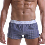 2 Pack Men's Silky Touch Skin-Friendly Chafe-Free Design Boxers Shorts