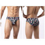 6 Pack Men's Sexy Bold Prints Odor-Control Stay-Put Fit Briefs