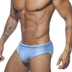 Men's Seamless Comfort Sexy Solid Color Full Coverage Swim Briefs