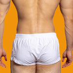 2-pack Men's DM Printed Lettering Low Waist Sexy Cotton Boxer Shorts