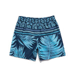 Men’s Striped Print Drawstring Board Shorts