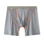 2 Pack Men's Nylon Breathable Sports Anti-Chafing Casual Business Boxer Briefs