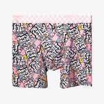 3 Pack Men's Anti-Chafing Stay-Put Fit Bold Prints Skin-Friendly Premium Cotton Boxers Briefs