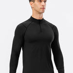 Men's Zip-Up Sports Long Sleeve Shirt