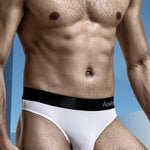 4 Pack Men's Stretch Support Panel Thongs