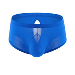 3 Pack Men's High Stretch Sexy Quick-Dry Stay-Put Fit Sporty Cut Solid Color Trunks