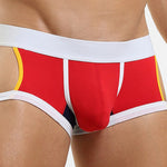 2 Pack Men's Soft Cotton Three-Hole Trunks