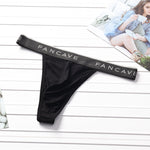 3 Pack Men's Modal U-Pouch Mid-Rise Thongs