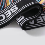 Men's Colorful Texture Low-Rise Briefs