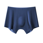 2 Pack Men's Seamless Ice Silk Smooth Touch Antibacterial Boxer Briefs