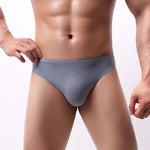 Men's Seamless Low-Rise Support Underwear with U-Shape Pouch