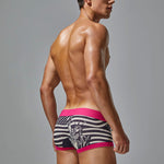 2 Pack Men's Statue of Liberty Print Comfortable and Breathable Trunks