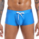 Men’s U Convex Pouch Swim Trunks with Drawstring