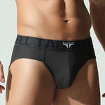 2 Pack Men's Ultra-Soft Cotton Mid-Rise Sporty Cut Seamless Comfort Bikini