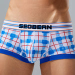 Men’s Relaxed Plaid U Pouch Trunks