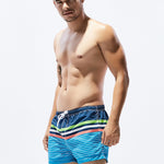 Men's Trendy Printed Sporty Cut Odor-Control Cooling Board Shorts