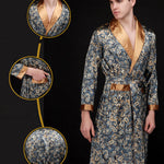 Men's Luxurious Satin Printed Robe