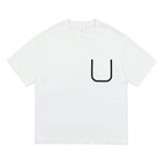 Men's Minimalist U-Shape Pocket Design T-Shirt
