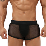 Men’s Sexy See Through Mesh Boxer Shorts