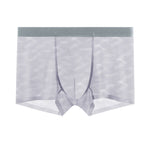 3 Pack Men's Lightweight & Airy Seamless Comfort Ice Silk Trunks