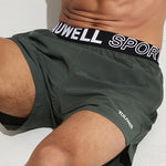 Men's Loose Fit Sporty Cut Quick-Dry Fabric Chafe-Free Design Activewear Shorts
