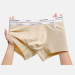 5 Pack Men's Ultra-Soft Antibacterial Cotton Trendy Design Stretchy Trunks