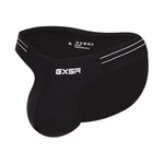 3 Pack Men's Solid Color Trendy Side Cut Low-Rise Lift Bikini