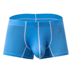 3 Pack Men's Large Pouch Contrast Binding Trunks