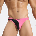 3 Pack Men's U-Pouch Breathable Nylon Briefs