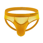 3 Pack Men's Solid Color Contoured Pouch Skin-Friendly Jockstraps