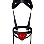 Men's Second-Skin Feel Adjustable Skin-Friendly Chafe-Free Design Shoulder Strap & Jockstrap
