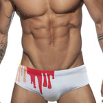 Graffiti Cushioned Men's Swimsuit Briefs