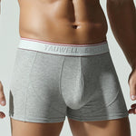 2 Pack Men's Mid-Rise Solid Color Seamless Soft & Comfort Stretch Fit Trunks