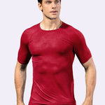 Men's Fitness Running Moisture-Wicking & Quick-Dry Fabric Activewear Tops & Tights