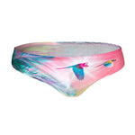 Men's Anti-Chafing Stretch Fabric Bold Prints Quick-Dry Swim Briefs