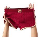 3 Pack Men's Comfy Waistband Mid-Rise Day-Long Comfort Breathable Trunks