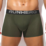 Men's Breathable Mesh Odor-Control Quick-Dry Stretch Fit Trunks